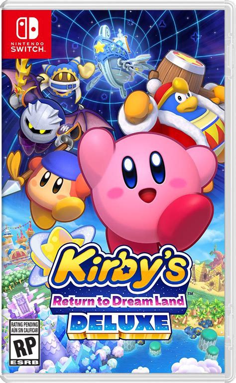 Kirbys Return To Dream Land Deluxe Official Cover Art Rkirby