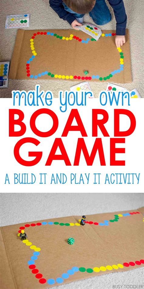 Diy Board Game Busy Toddler Preschool Board Games Board Games Diy