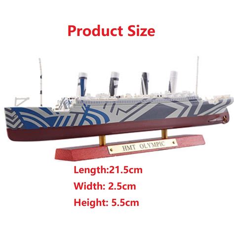 11250 Hmt Olympic Ocean Boat Diecast Cruise Ship Model Souvenir