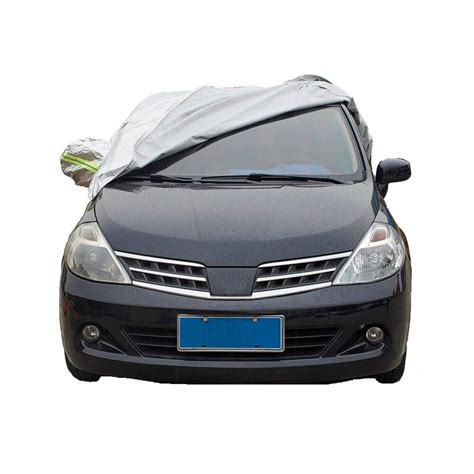 Maybe you would like to learn more about one of these? Silver Car Cover Dustproof Half Covers Nylon Shield Car ...