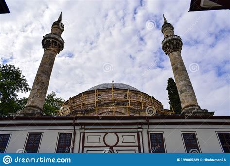 Historical Mosque Dome And Minarets Stock Image Image Of Housen City
