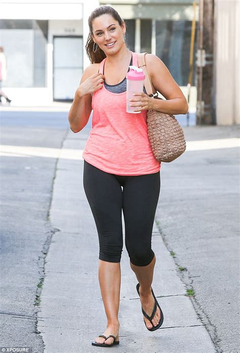 Kelly Brook Looks Toned And Trim As She Displays The Fruits Of Her Gruelling Fitness Regimen In