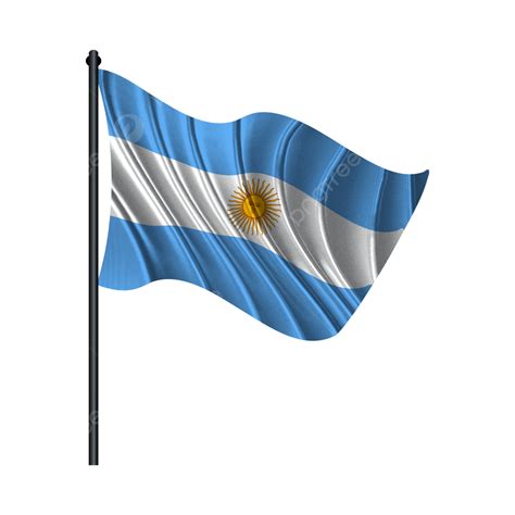 Ondeando La Ilustración De La Bandera Argentina Png Bandera Argentina Bandera Ondulada