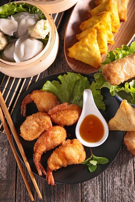 Assortment Of Chinese Food Stock Image Image Of Fried 59757069