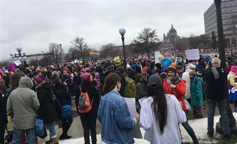100k People For The Women S March At The Minnesota State Capitol