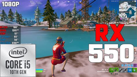 Fortnite Chapter 3 Rx 550 · I5 10400f Performance Mode 1080p Youtube