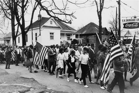 Civil Rights March From Selma To Montgomery Alabama 1965 Photo By