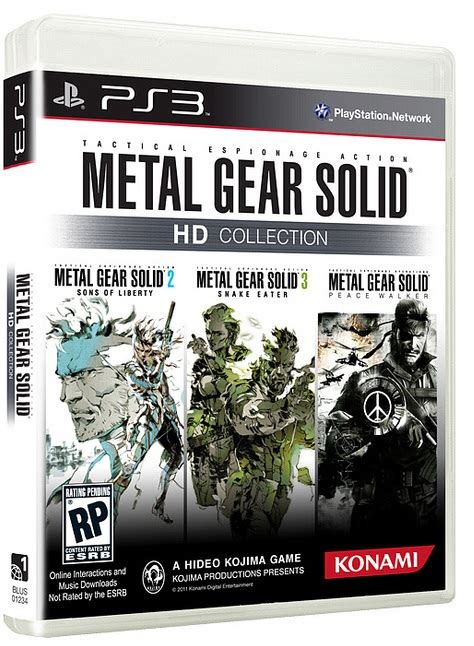 Kojima Remarks On Metal Gear Solid Hd Collection Ps Vita Gamerevolution
