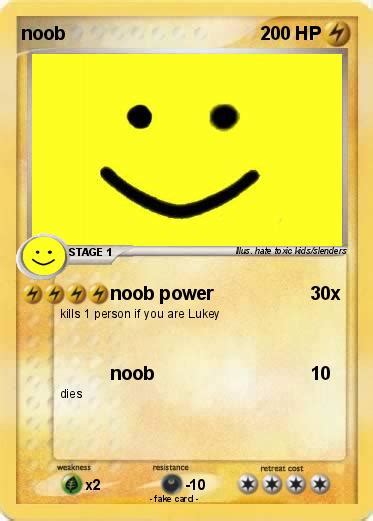 Pokémon Noob 1408 1408 Noob Power My Pokemon Card