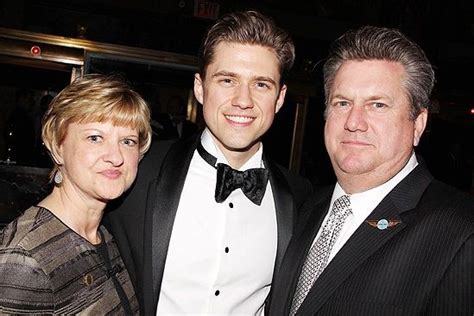 Aaron Tveit With His Parents Men I Love Pinterest The Ojays Mom