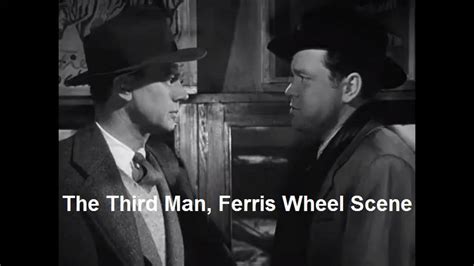 The Third Man Ferris Wheel Scene 1949