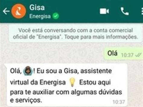 Por Whatsapp Cliente Da Energisa Poder Pedir Via Ou Religa O