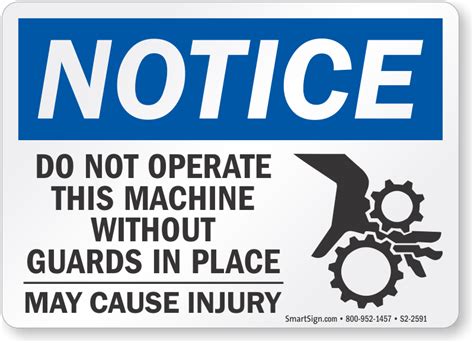 Ansi Aluminum Metal Sign Do Not Leave Machine Unattended Notice Osha Dekoration En6086106