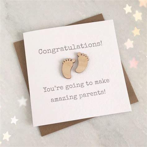 Parents To Be Congratulations Card Youre Going To Make Amazing Parents