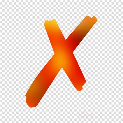 X Sign Transparent