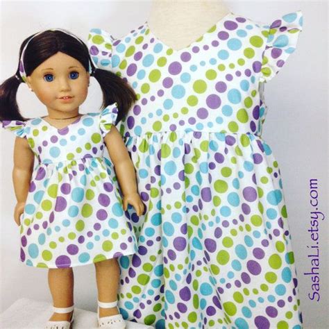 Girl Doll Matching Clothes 18 In Dollie And Me V Neck Etsy Clothes