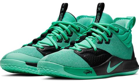 Sneaker Release Nike Pg 3 Greenblack Kids Basketball Shoe