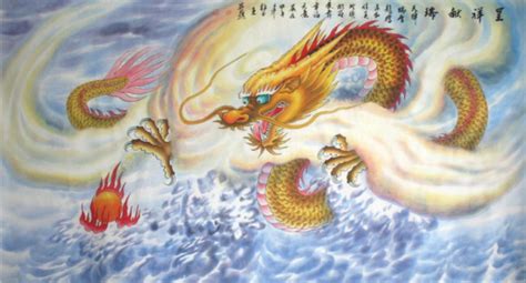 Tranh Vẽ Con Rồng Tranh Sơn Dầu
