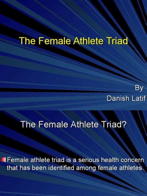 Female Athlete Triad Pdf Health Sciences Clinical Medicine