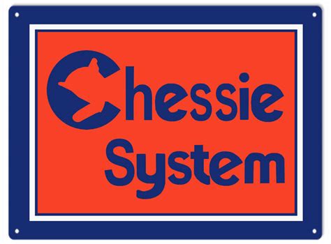 Chessie System Railway Sign Reproduction Vintage Signs
