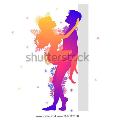 Kama Sutra Sexual Pose Suspended Congress Stock Vector Royalty Free