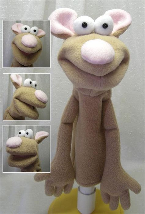 Melvin Mouse Hand Puppet Moving Mouth Handpuppets