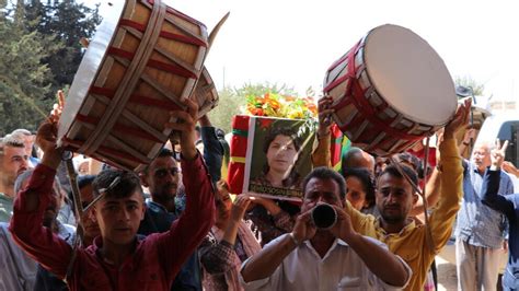ANF Thousands Bid Farewell To YPJ Commander In Shehba