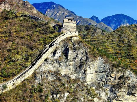 Great Wall Of China At Juyongguan From Ming Dynasty In Beijing China