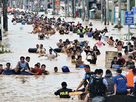 Flash flooding occurs when the ground becomes saturated with water that has fallen too quickly to be absorbed. Philippines Major Economic Problem: Flooding every time ...