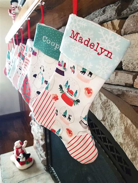 How To Make Homemade Christmas Stockings Diy T Idea