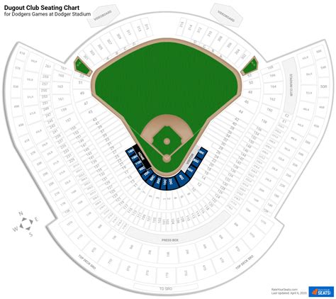 Club And Premium Seating At Dodger Stadium