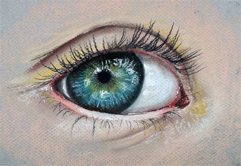 Abstract Pan Pastel Eye Painting Nrapt