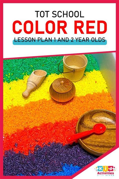 How To Start Teaching The Color Red To Toddlers Lesson Plan 2 Year