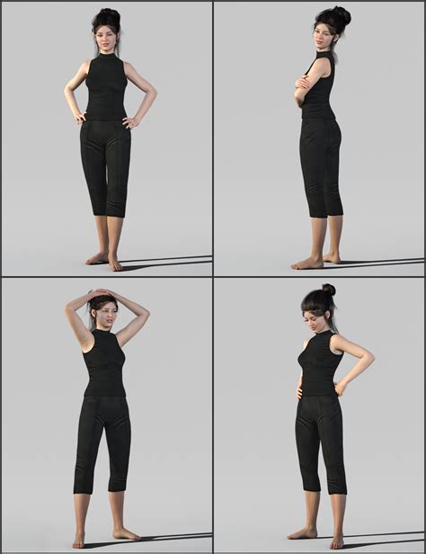 Classic Poses For Charlotte 8 And Genesis 8 Female Daz 3d
