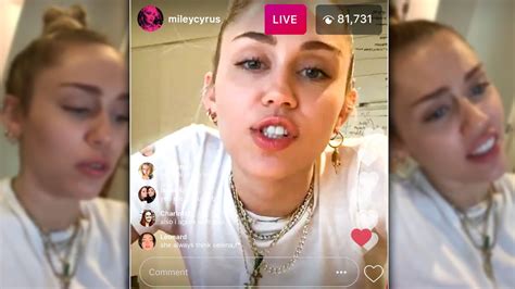 miley cyrus reveals hailey bieber can t stop thinking about selena gomez ig live youtube