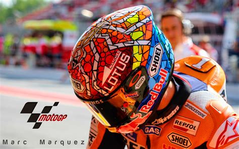 Awkward #thailand helmet was better. Marc Marquez 2015 Shoei Helmet | Casque moto integral ...
