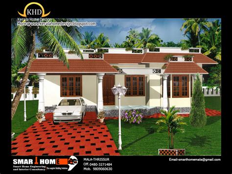Single Floor House Plan And Elevation 1320 Sq Ft Kerala Home