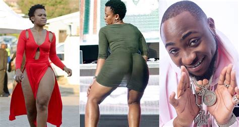 Davido Sets His Eyes On South African Pantless Dancer Zodwa Wabantu Information Nigeria