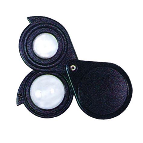 Folding Pocket Magnifier 8x10x18x Safe Collecting Supplies