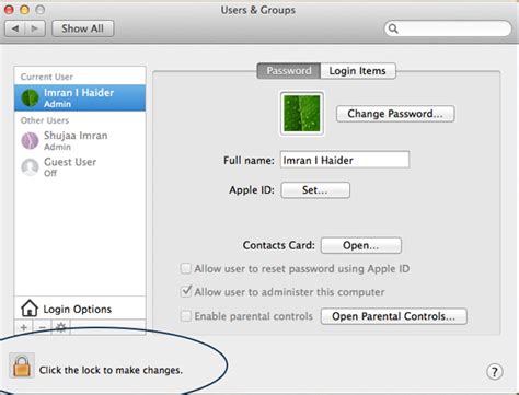 How To Hide User Accounts From The Log In Screen In Os X