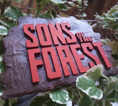 Stl File Sons Of The Forest Logo 🎮 ・design To Download And 3d Print・cults