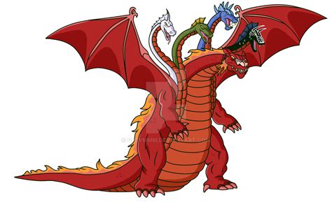 Dungeons And Dragons Cartoon Tiamat By Greymmm On Deviantart