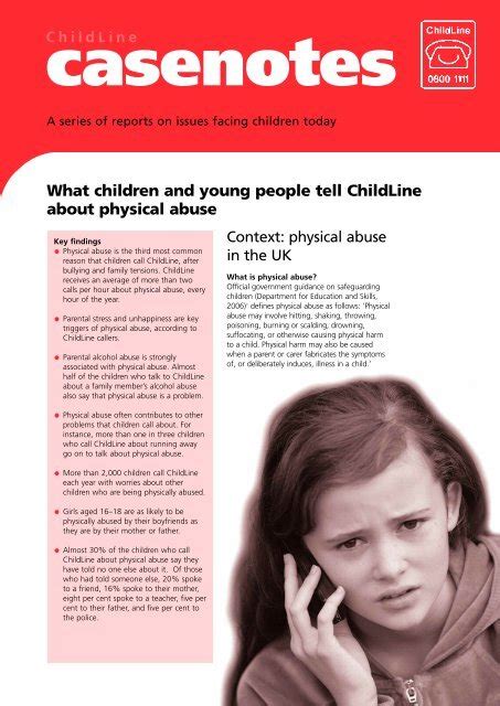 What Children And Young People Tell Childline About Nspcc