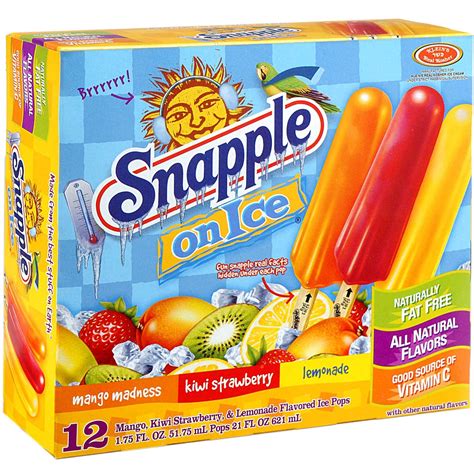 Snapple On Ice Pops Kosher Vegan Ice Cream And Ice Pops Oh Nuts