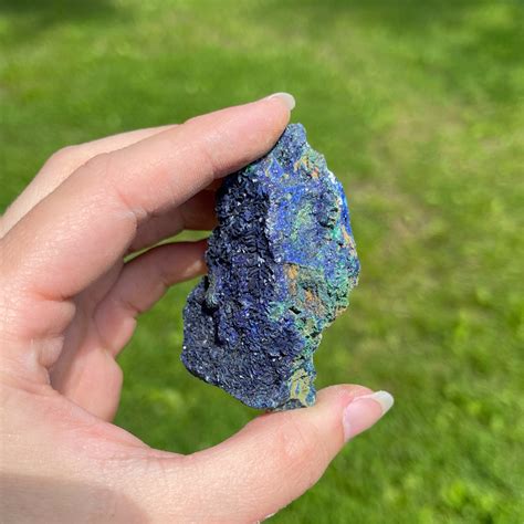 Raw Azurite G Cosmic Geology Crystals