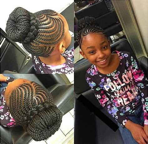 40 cool hairstyles for little girls on any occasion. 60 Unbelievable cornrow styles for girls that'll make you ...