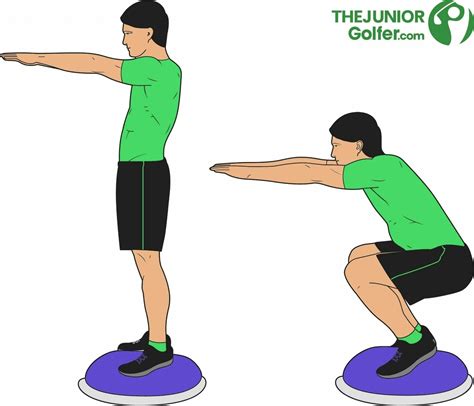 Junior Golf Fitness Golf Exercises Training Workout Routines And