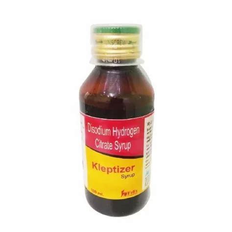 Disodium Hydrogen Citrate Syrup Prescription Treatment Alkalizer At