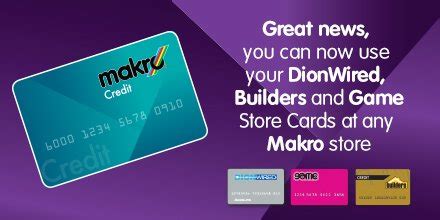Those who're thinking about buying car on card usually belongs to this segment. Makro South Africa on Twitter: "Have you heard? You can use your Builders, Dion Wired or Game ...