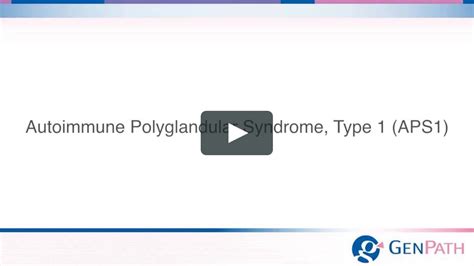 Autoimmune Polyglandular Syndrome Type 1 Aps1 Autoimmune